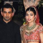 Gautam Gambhir and Natasha Jain marrriage pic
