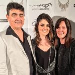 Jessica Bratich Johnson with her parents