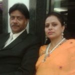 Mukul Nag with his wife