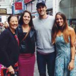 Pat Cummins With His mother (1st left) and two sisters (2nd left and right)