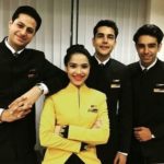 Priyanka Bora as a cabin crew member