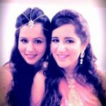 Radhika Bangia with her sister
