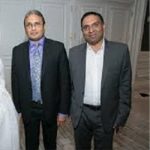 Russell Mehta with his brother Ragin Mehta
