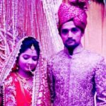 Shahbaz Nadeem with his wife