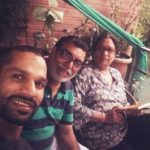 Shikhar Dhawan with his parents