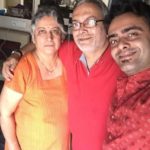 Aastad Kale with his parents