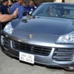 Akshay Kumar In His Car Porsche Cayenne
