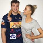 Erin Holland with her brother