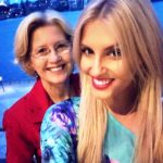 Erin Holland with her mother