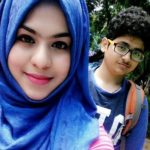Farha Fatima Khan with her brother Salman Ali Hyder