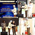 Harjeet Singh Receiving Jugal Singh Upcoming Player of the Year Award