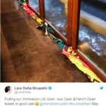 Lara Dutta - Mahesh Bhupati towels tweets