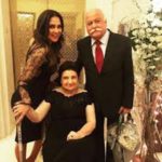 Lara Dutta with her parents