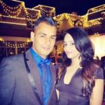 Mayanti Langer with her husband Stuart Binny