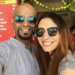 Natalie Di Luccio with her boyfriend Raghu Ram
