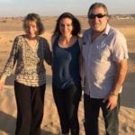 Natalie Di Luccio with her parents