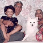 Radhika Dhopavkar With Her Grandparents