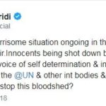 Shahid Afridi tweet on Kashmir issue
