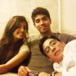 Aasif Sheikh with his children