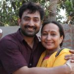 Aravind Akash with his mother