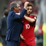 Bernardo Silva with Coach Fernando Santos