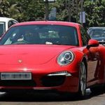 Bobby Deol In His Car Porsche 911 Carrera 4S