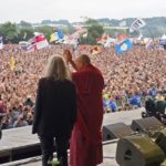 Dalai Lama Greeting His Followers
