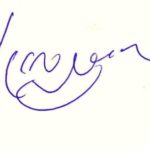 Dalai Lama's Signature