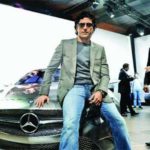 Farhan Akhtar In His Car M350 CDI SUV