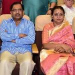 G. Parameshwara With His Wife