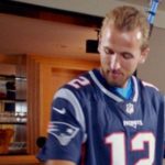Harry Kane in Patriots Jersey