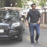 John Abraham With His Car Audi Q7