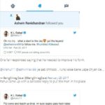 KL Rahul twitter war with a fan