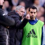 Mohamed Salah with Jose Mourinho