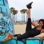 Pooja Kumar Practicing Yoga