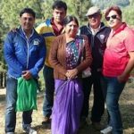 Rakesh Kukreti with his parents and brothers
