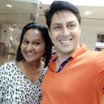 Rakesh Kukreti with his wife