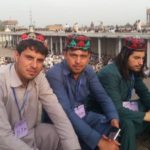 Red And Black Hat Worn By Pashtun Community People