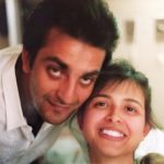 Richa Sharma and Sanjay Dutt