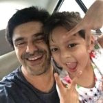 Samir Soni with his daughter