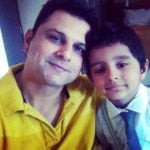 Sandeep Rajora with his son Ivaan Rajora