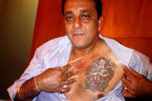 Sanjay Dutt Chest Tattoo