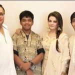Sheeba Akashdeep with husband and children