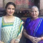 Sukanya with her mother