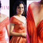 Swara Bhaskar - Madhubani folk art representation of Sun tattoo on left chest