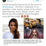 Swara Bhaskar tweet after watching Padmaavat