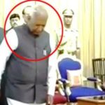 Vajubhai Vala walked off during national anthem