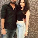 Vineet Kumar Chaudhary with his wife Abhilasha Jakhar