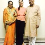 Yogita Bihani with her parents