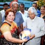Abhinav Kohli mother Poonam Kohli with A. P. J. Abdul Kalam